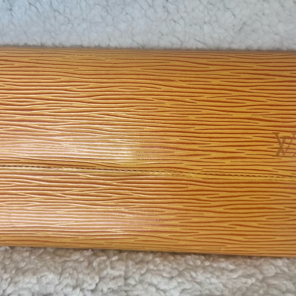 Louis Vuitton Epi Yellow and Purple Long Wallet
